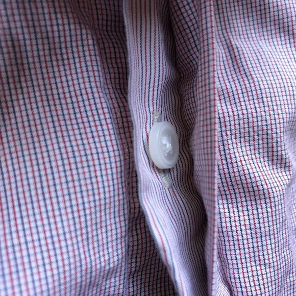 H&M BUTTON DOWN COLLARED LONG SLEEVE SHIRT CASUAL OR DRESS - Picture 7 of 9